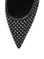 Apostropha 80MM Mesh Strass Pumps