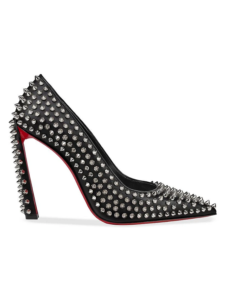 Condora Spikes 100MM Leather Pumps