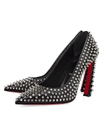 Condora Spikes 100MM Leather Pumps