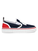 Little Boy's & Pedrito Boat Crest Sneakers