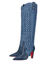 Santia Botta 85MM Denim Boots