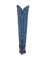 Santia Botta 85MM Denim Boots