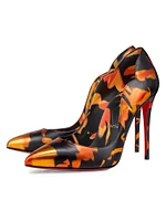 Hot Chick Specchio Leather 100MM Pumps