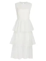 Benton Pleated Tulle Dress