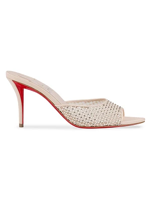 Apostropha 80MM Mules Mesh Strass