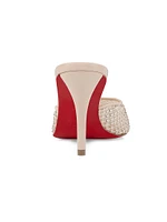 Apostropha 80MM Mules Mesh Strass