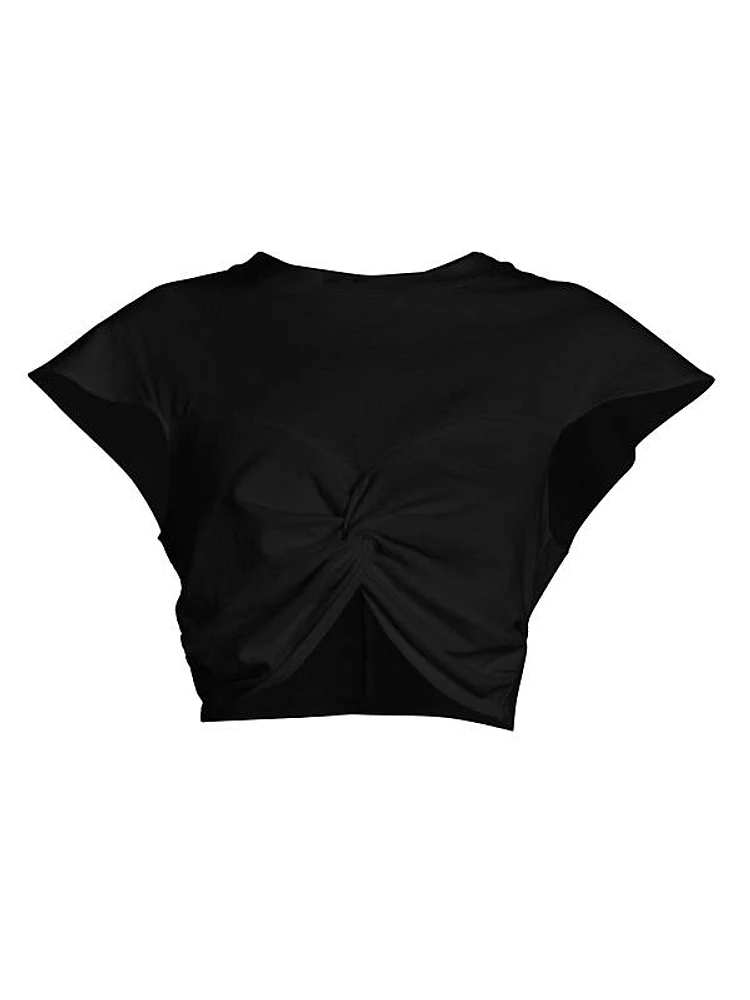 Zineae Twisted Crop Top