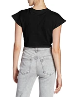 Zineae Twisted Crop Top