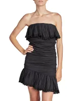 Oxani Strapless Ruched Minidress