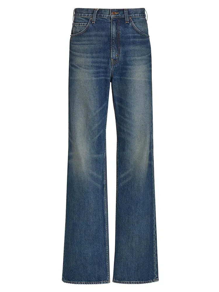 Mitchell High-Rise Straight-Leg Jeans