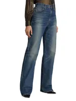 Mitchell High-Rise Straight-Leg Jeans