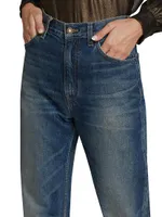 Mitchell High-Rise Straight-Leg Jeans