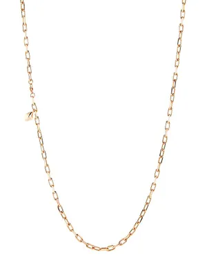 Saxon 18K Rose Gold Chain Link Necklace