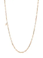 Saxon 18K Rose Gold Chain Link Necklace