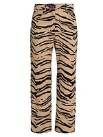 Tiger Wool-Blend Cuffed Trousers