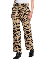 Tiger Wool-Blend Cuffed Trousers