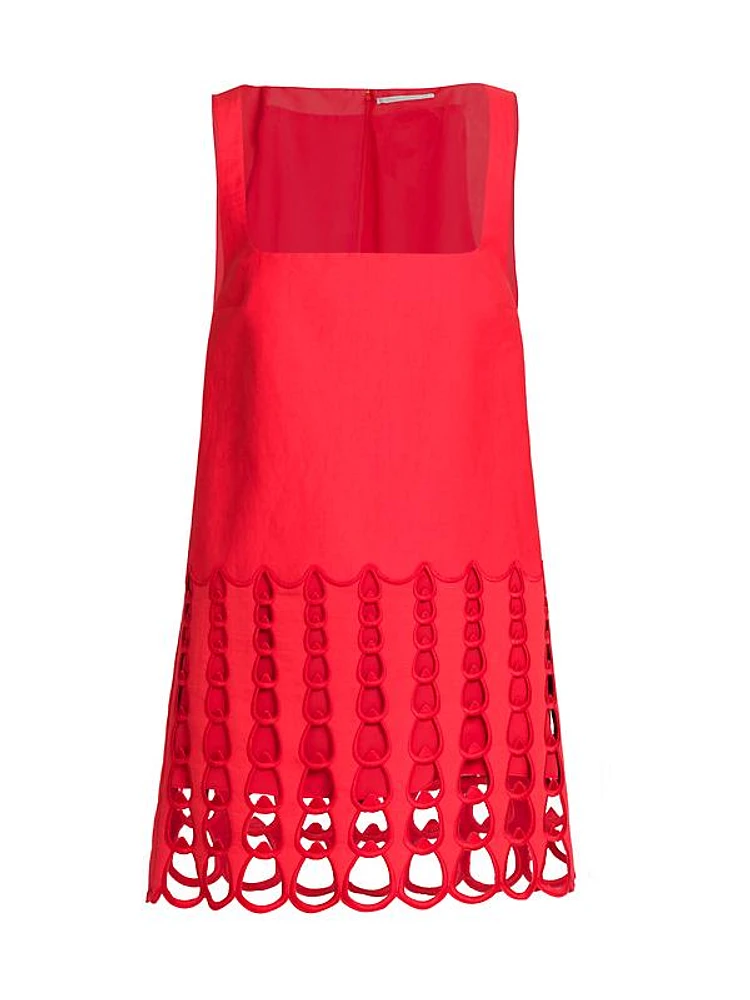 Cutwork Embroidered Minidress