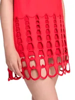 Cutwork Embroidered Minidress