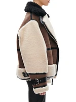 Celeste Shearling Biker Jacket