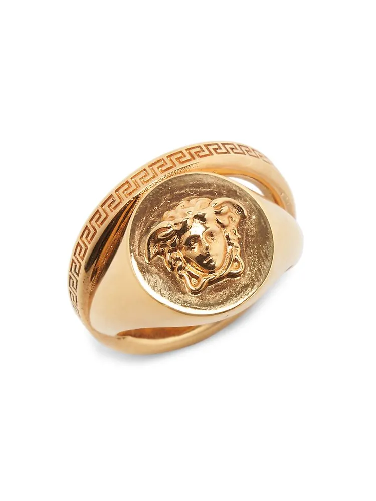 Medusa Goldtone Ring