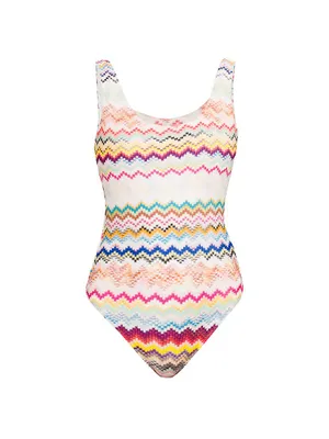 Chevron One-Piece Swimsuit