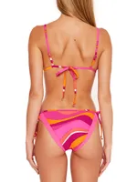 Vivid Vista Triangle Bikini Top