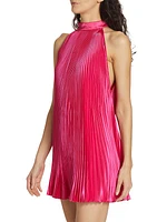 Amour Sleeveless Pleated Minidress