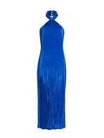 Soiree Sleeveless Pleated Gown