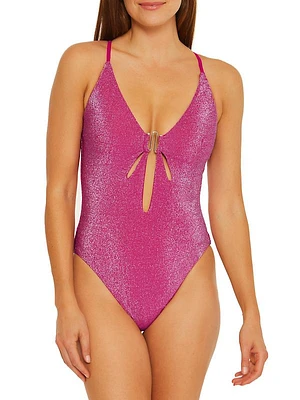 Cosmos Cut-Out One-Piece Swimsuit