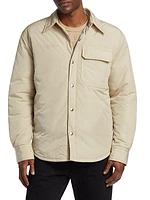 Point Collar Padded Shirt