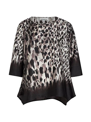 Running Wild Print Party Top