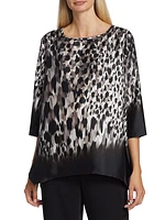 Running Wild Print Party Top