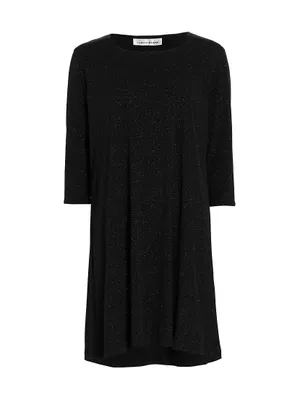 Sparkle Knit Swing Dress