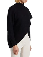 Cross-Front Cashmere Sweater