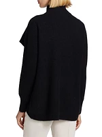 Cross-Front Cashmere Sweater