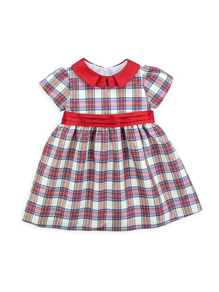 Little Girl's Plaid Taffeta Dress