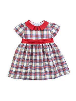 Little Girl's Plaid Taffeta Dress