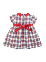 Little Girl's Plaid Taffeta Dress