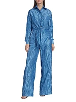 Signature Tie Front Jumpsuit