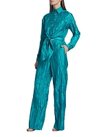 Signature Tie Front Jumpsuit