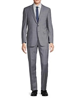 Siena Plaid Classic-Fit Wool Suit