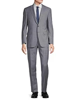 Siena Plaid Classic-Fit Wool Suit