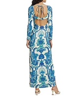 Aria Open-Back Maxi Dress