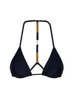 Ella Beaded Triangle Bikini Top