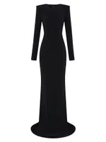 Forte Floor-Length Jersey Gown