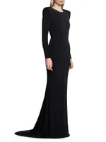 Forte Floor-Length Jersey Gown