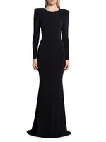 Forte Floor-Length Jersey Gown