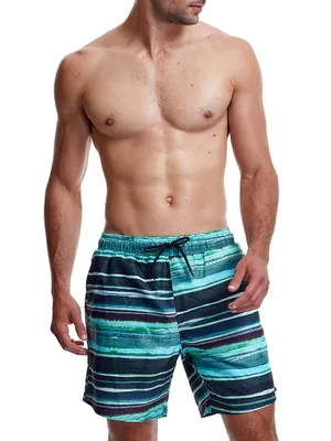 Stripe Swim Shorts
