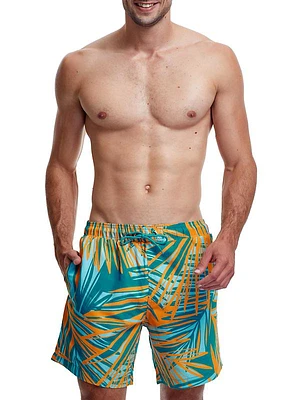 Palms Print Swim Shorts