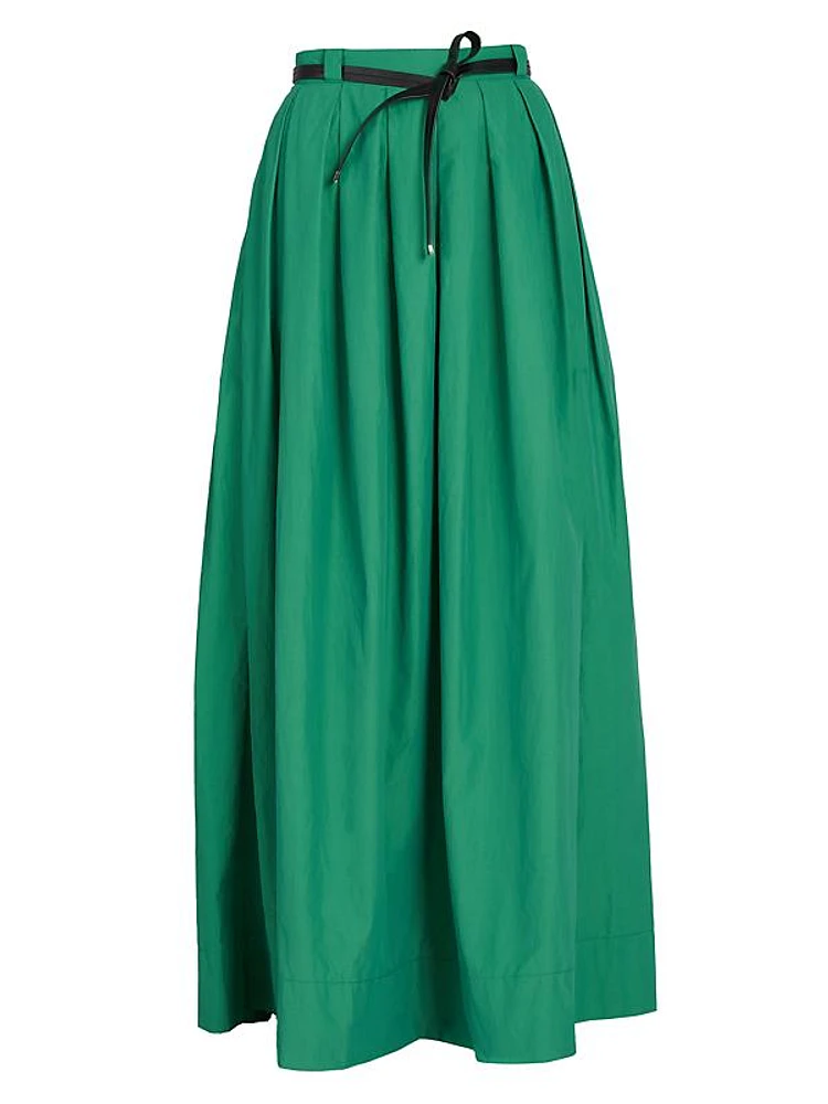 Draped Maxi Skirt